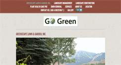 Desktop Screenshot of greenscapelawn.net