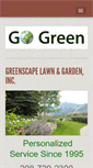 Mobile Screenshot of greenscapelawn.net
